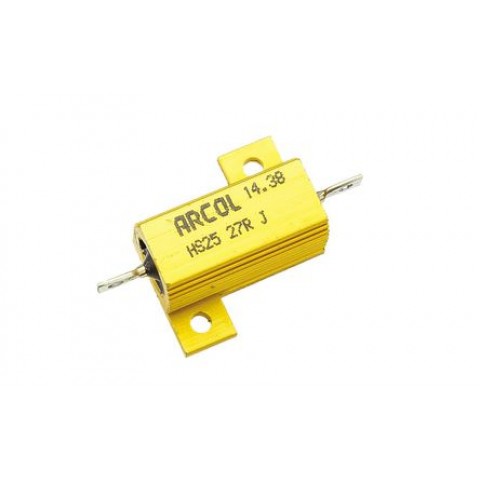 HS 25W 27R J HEATSINK RESISTOR 5% 